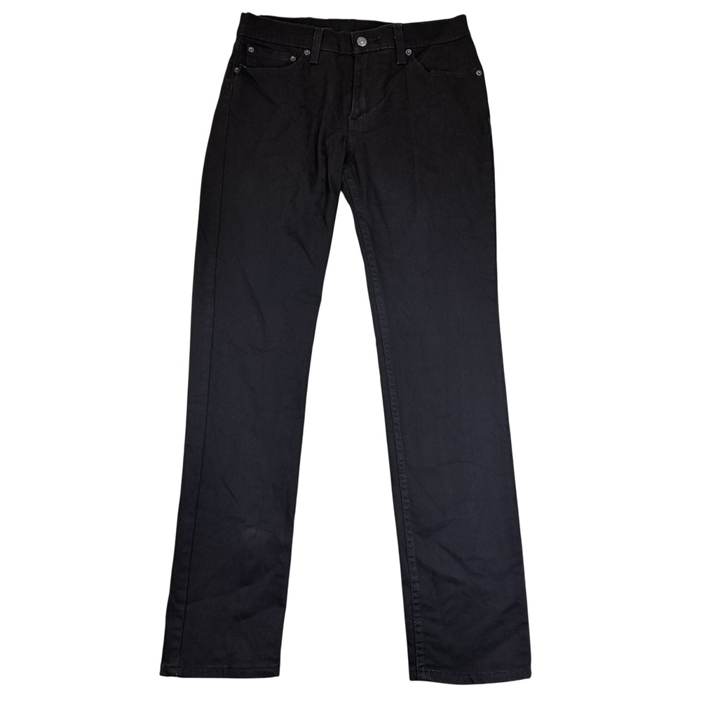 Levi's 511 Slim Fit Jeans Mens 32x32 Black Stretch Denim Pants 04511-1907